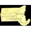 MASSACHUSETTS PIN MA STATE SHAPE PINS